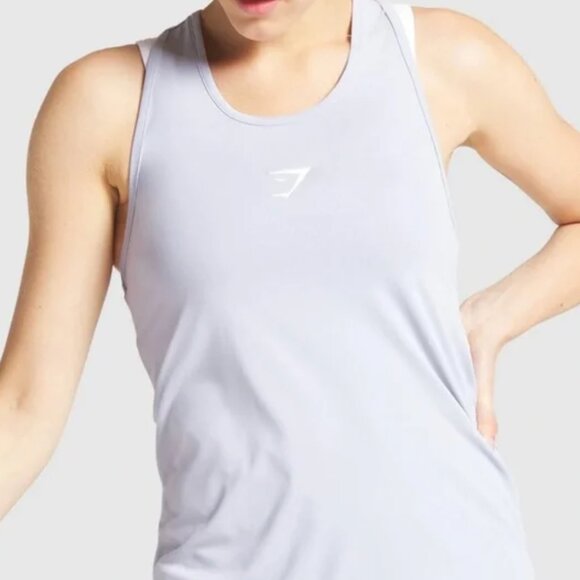 Gymshark Light Gray Racerback Tank - Picture 6 of 6